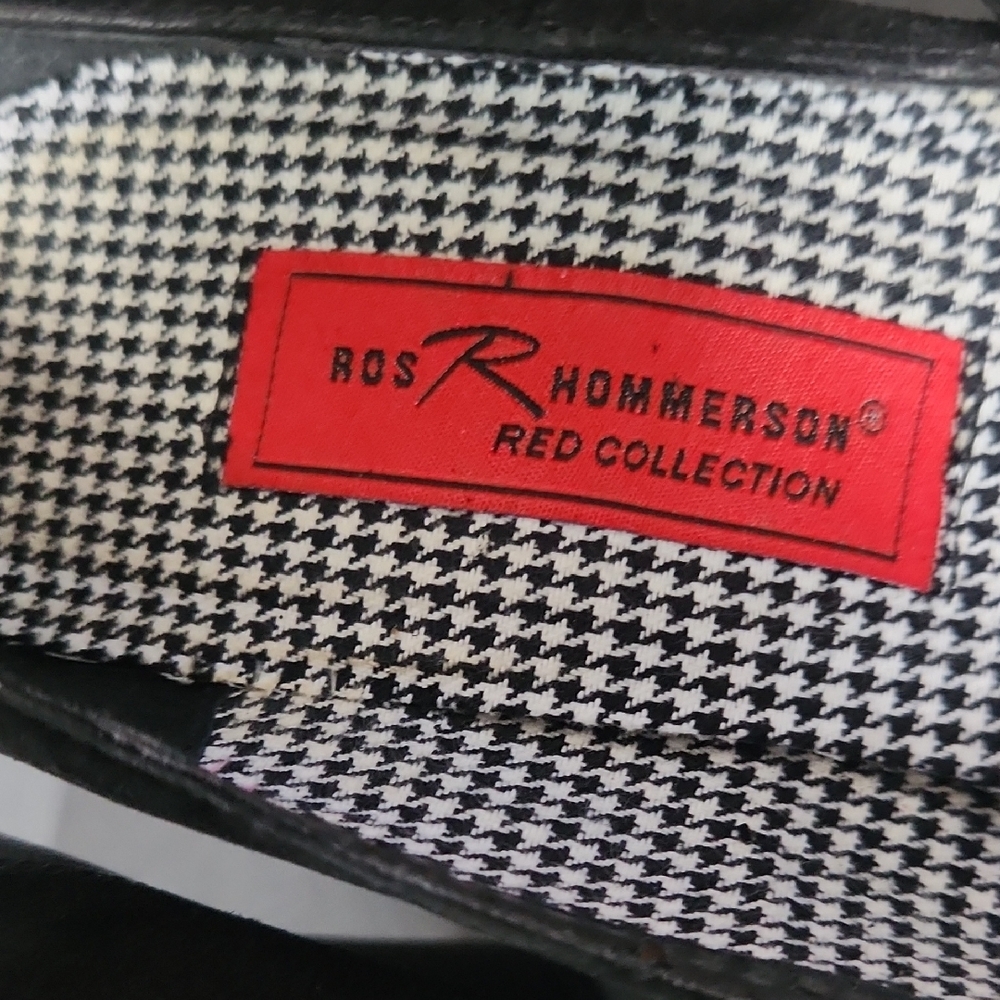 Ros Hommerson Black Suede Heels Size 8.5 - Picture 3 of 8